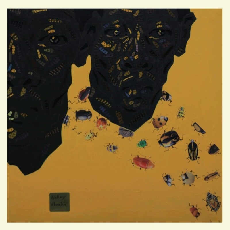 Yellow on Yellow II -
Collage and Acrylic on Canvas -
50 x 50cm - 
USD 1 100 