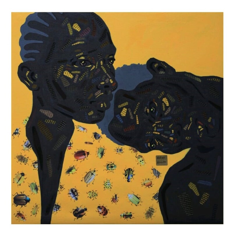 Yellow on Yellow I -
Collage and Acrylic on Canvas -
70 x 70cm - 
USD 2 500 